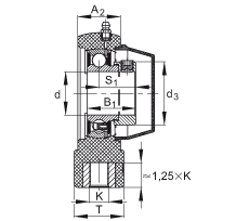 PTUE45-TV-FA125.5軸承